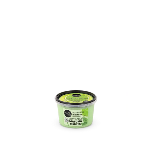 Organic Shop Osviežujúci telový peeling Mojito s matchou, 250 ml