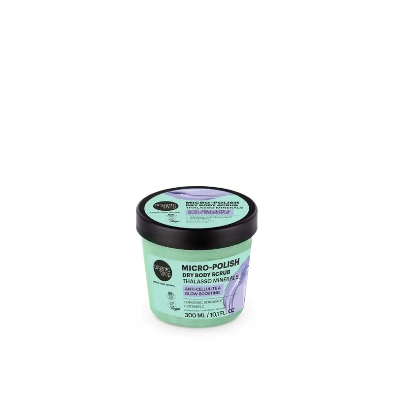 Organic Shop suchý mikroabrazívny peeling proti celulitíde, 300 ml