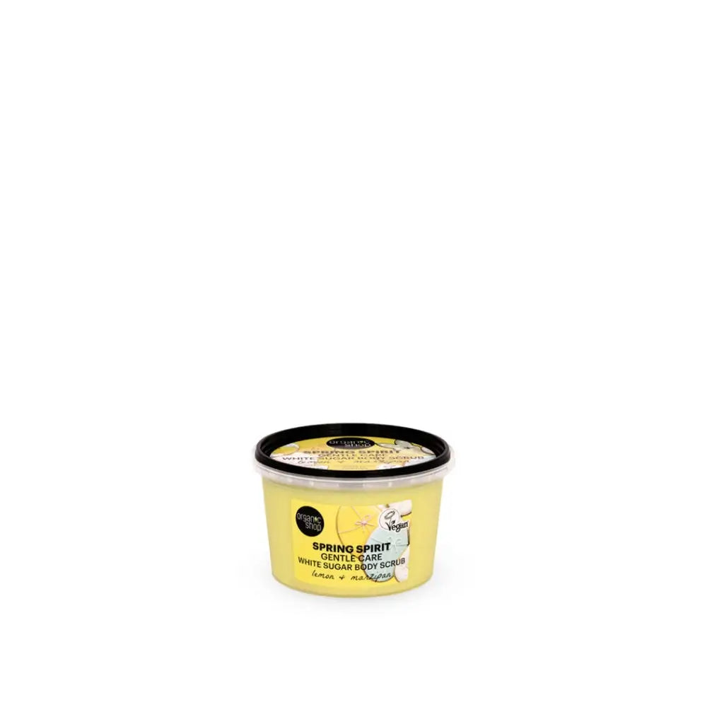 Organic Shop Jemný telový peeling s cukrom Spring Spirit, 250 ml 