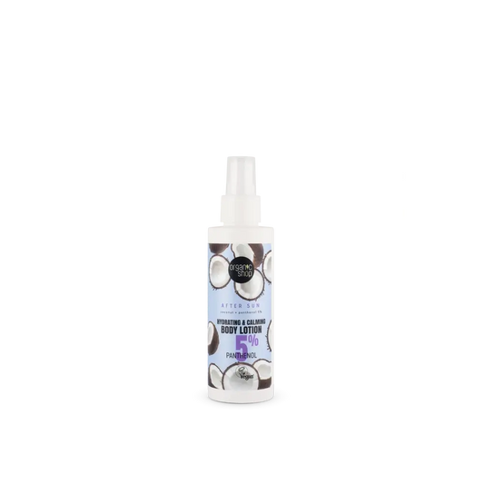 Organic Shop Hydratačný a upokojujúci telový krém po opaľovaní s kokosom a 5 % panthenolom, 150 ml 