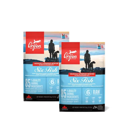 Orijen Canine Adult 6 – Ryby 11,4 kg – krmivo pre psov, balenie po 2 ks