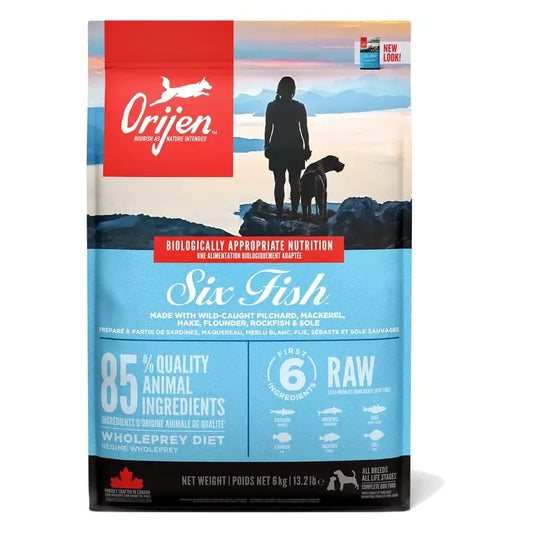 Orijen Canine Adult 6 Rýb 2 kg – krmivo pre psov