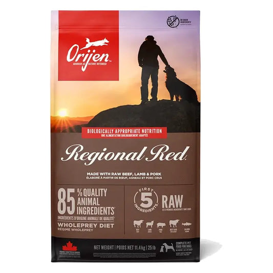 Orijen Canine Adult Regional Red 11,4 kg – krmivo pre psov