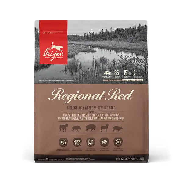 Orijen Canine Adult Regional Red 2 kg – krmivo pre psov
