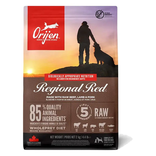 Orijen Canine Adult Regional Red 2 kg – krmivo pre psov