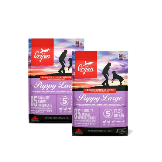 Orijen Canine Puppy Large 11,4 kg krmivo pre psov, balenie po 2 ks