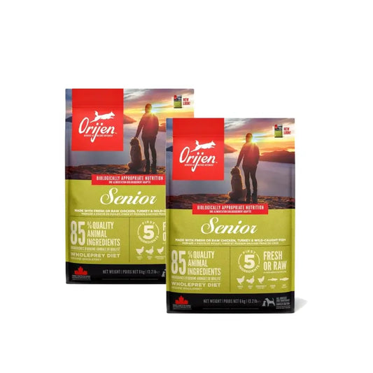 Orijen Canine Senior 2 x 11,4 kg krmivo pre psov, balenie po 2 ks