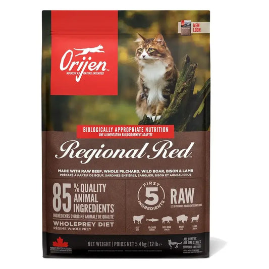 Orijen Feline Regional Red 5,4 kg  krmivo pre mačky