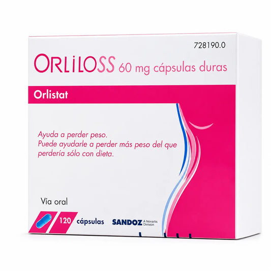 Orliloss 60 mg, 120 tvrdých kapsúl
