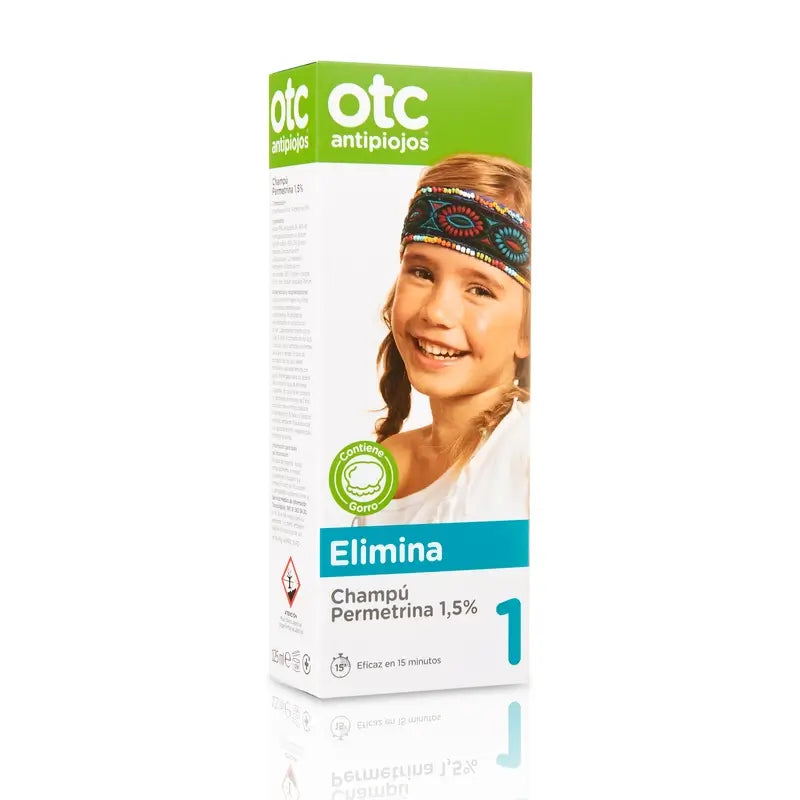 Šampón proti všiam Otc Antipiojos s permetrínom 1,5 % 125 ml