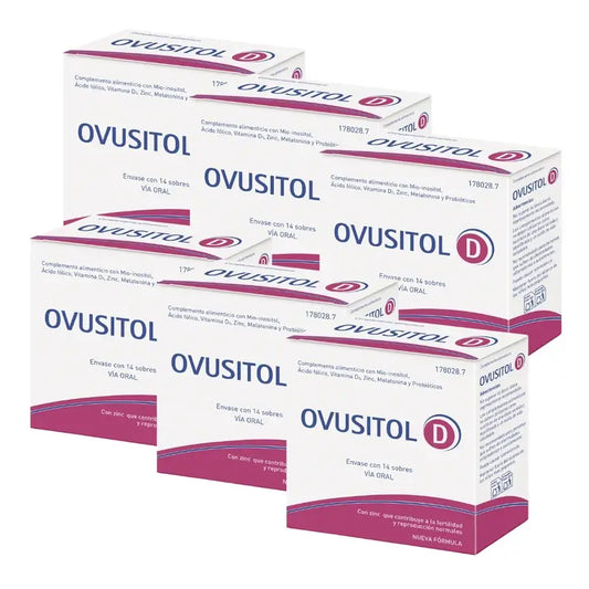 Ovusitol D, balenie 6 x 14 vrecúšok