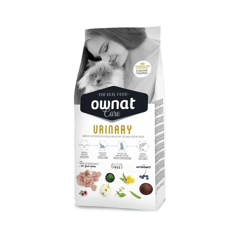 Ownat Care pre mačky s problémami s močením 3 kg 