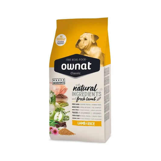 Ownat Classic Canine Adult Jahňacie mäso a ryža 12 kg 