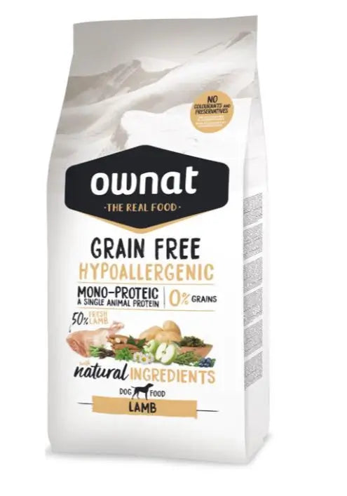Ownat Grain Free Canine Hypo Jahňacie 3 kg, krmivo pre psov
