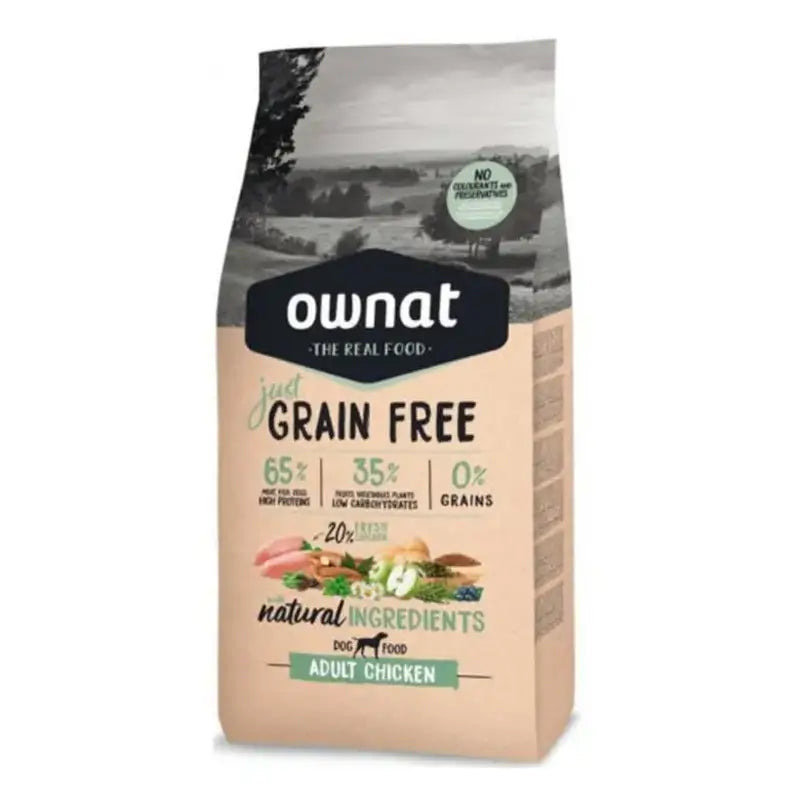 Ownat Just Canine Adult Grain Free – kačica, 14 kg 