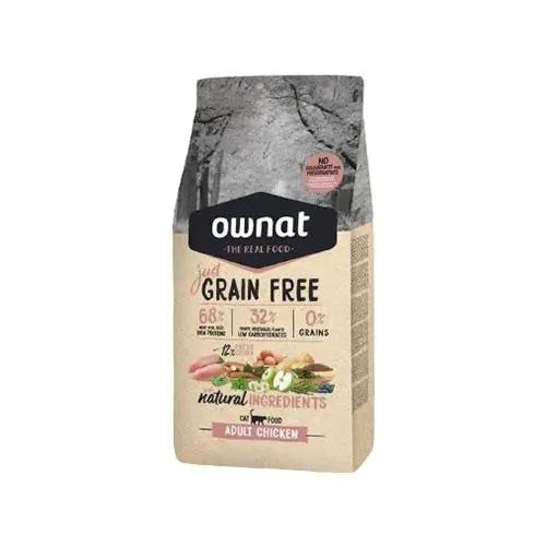 Ownat Just Feline Adult Grain Free Chicken 3Kg , cat food