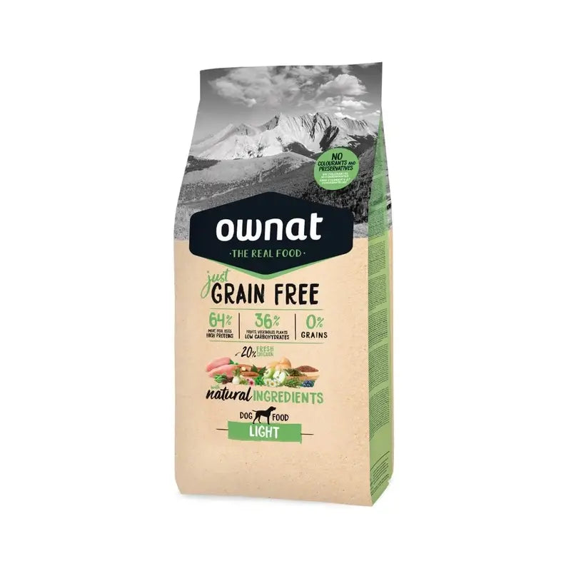 Ownat Just Grain Free Canine Light 14 kg 