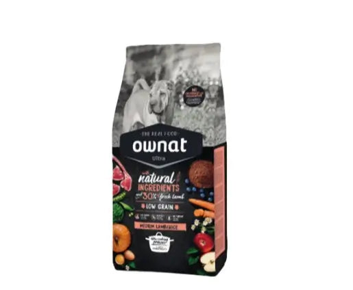 Ownat Ultra Canine Adult Medium Jahňacie 8 kg, krmivo pre psov