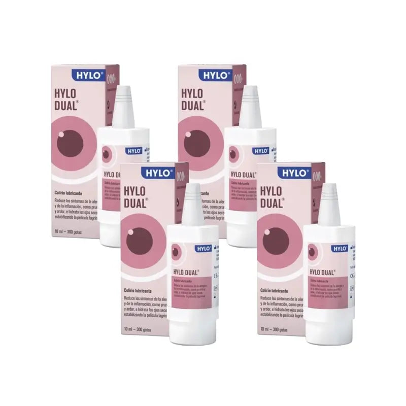 Hylo Dual očné kvapky 10 ml, balenie po 4 ks