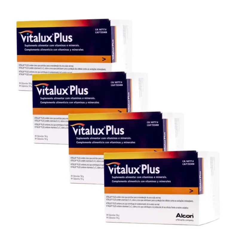 Vitalux Pack 4 units, 84 Capsules