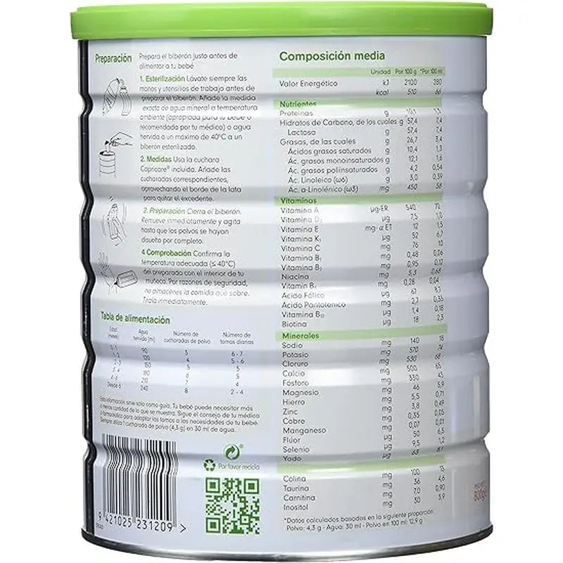 Capricare 1 Mlieko pre dojčatá, balenie 4 × 800 g