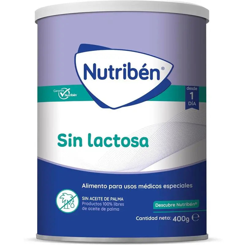 Nutribén bez laktózy – mlieko pre dojčatá, 4 x 400 g