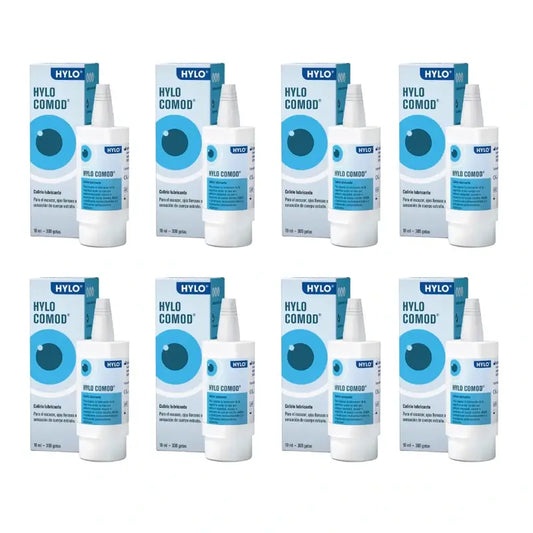 Hylo Comod očné kvapky 10 ml, balenie po 8 kusoch