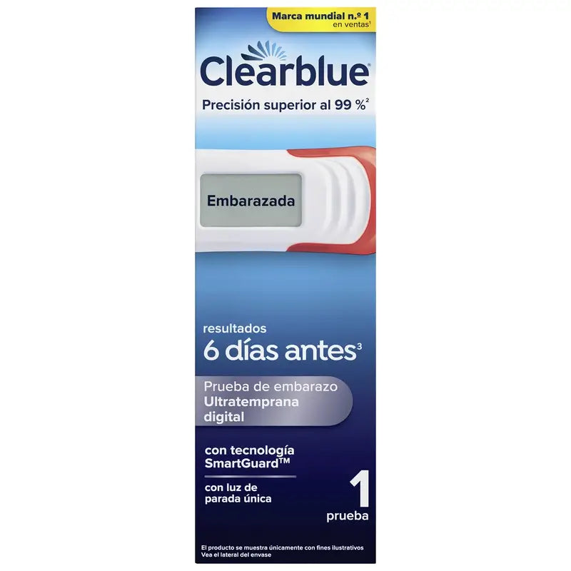 Clearblue Pack – digitálny tehotenský test na veľmi skoré zistenie, 6 testov