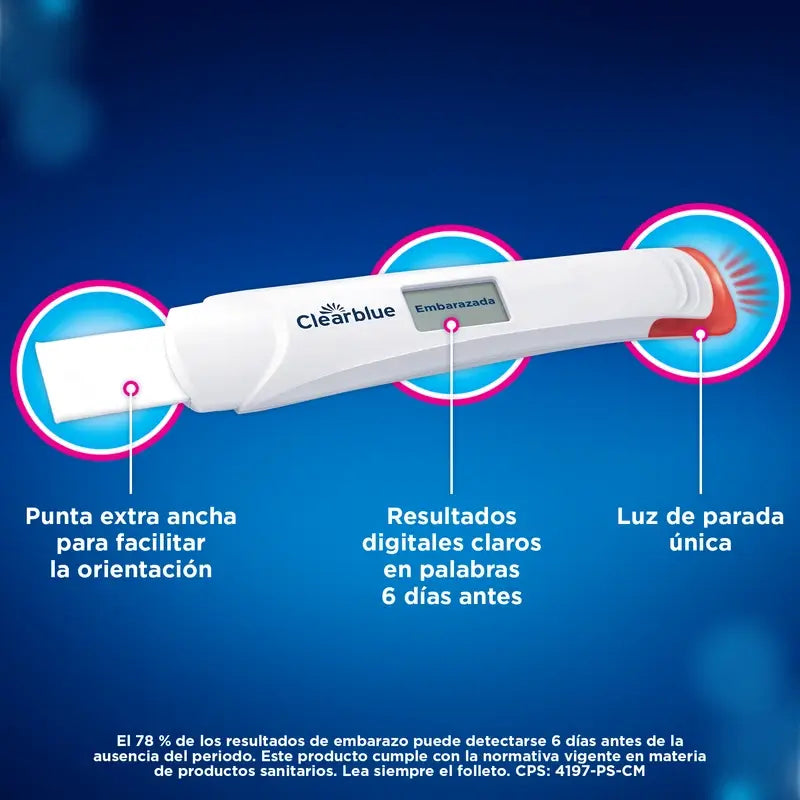 Clearblue Pack – digitálny tehotenský test na veľmi skoré zistenie, 6 testov