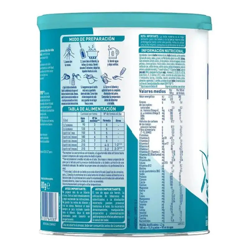 Nestlé Nan Optipro 1 Začiatočné mlieko, 8 × 800 g