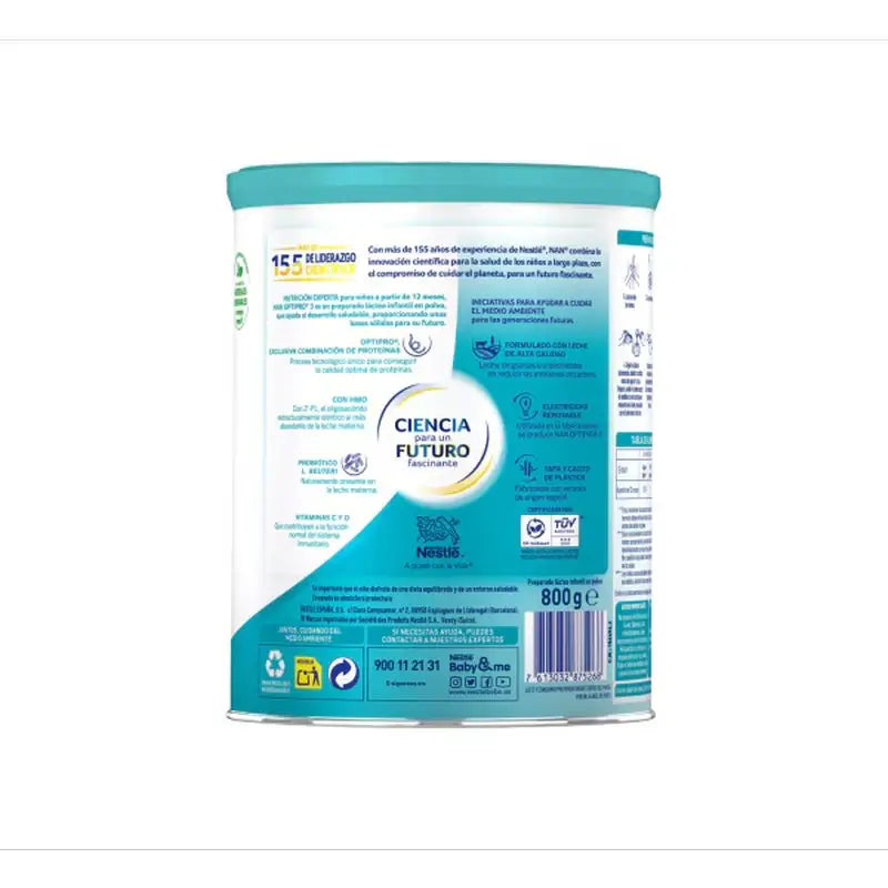 Nestlé Nan Optipro 3 – rastové mlieko, 8 × 800 g
