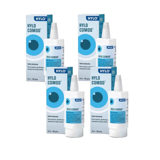 Hylo Comod očné kvapky 10 ml, balenie po 4 ks
