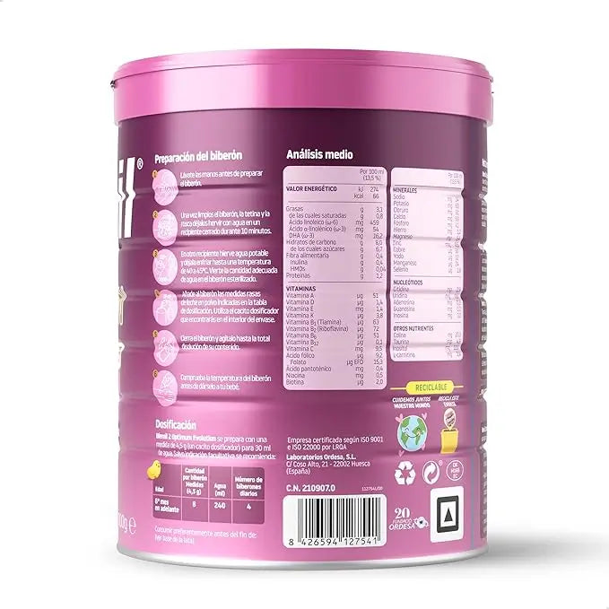 Blemil Optimum Evolution 2 – pokračovacie mlieko, 12 × 800 g