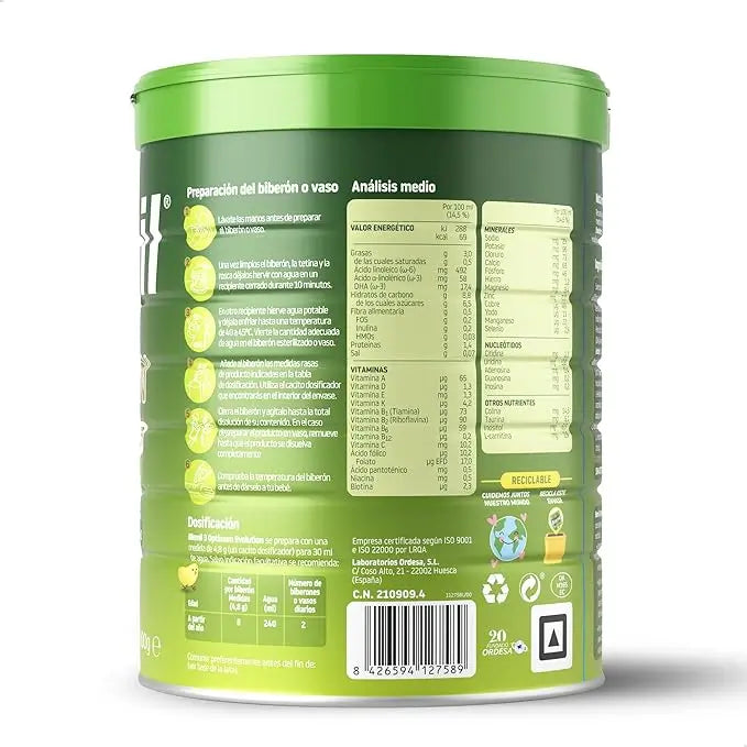 Blemil Optimum Evolution 3 – mlieko pre rastúce deti, 8 × 800 g
