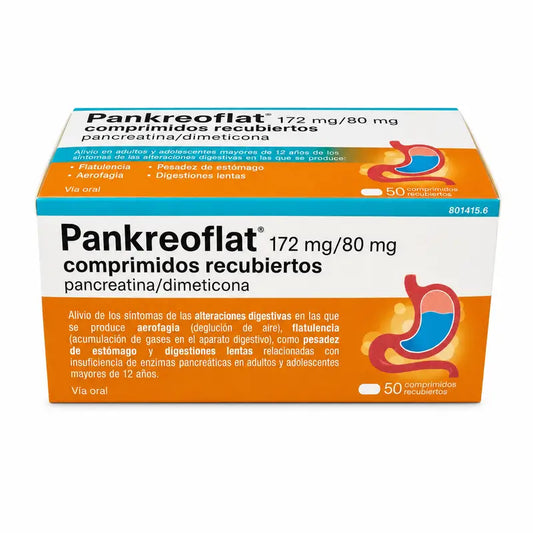 Pankreoflat, 50 tabliet