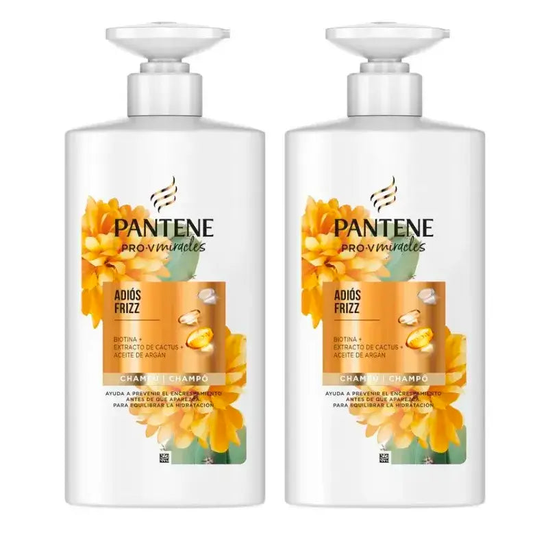 Pantene šampón Miracles Cactus Anti Frizz, balenie 2 x 500 ml