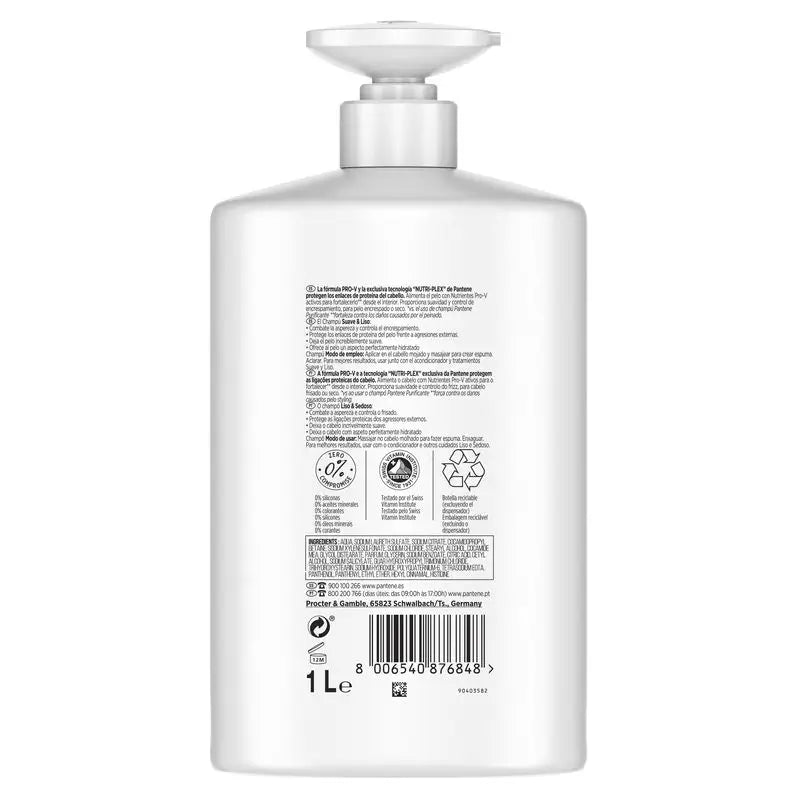 Pantene šampón Nutri-Plex – jemné a hladké vlasy, 1000 ml