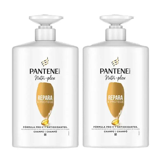 Pantene Nutri Plex šampón, ktorý vlasy regeneruje a chráni, balenie 2 x 1000 ml
