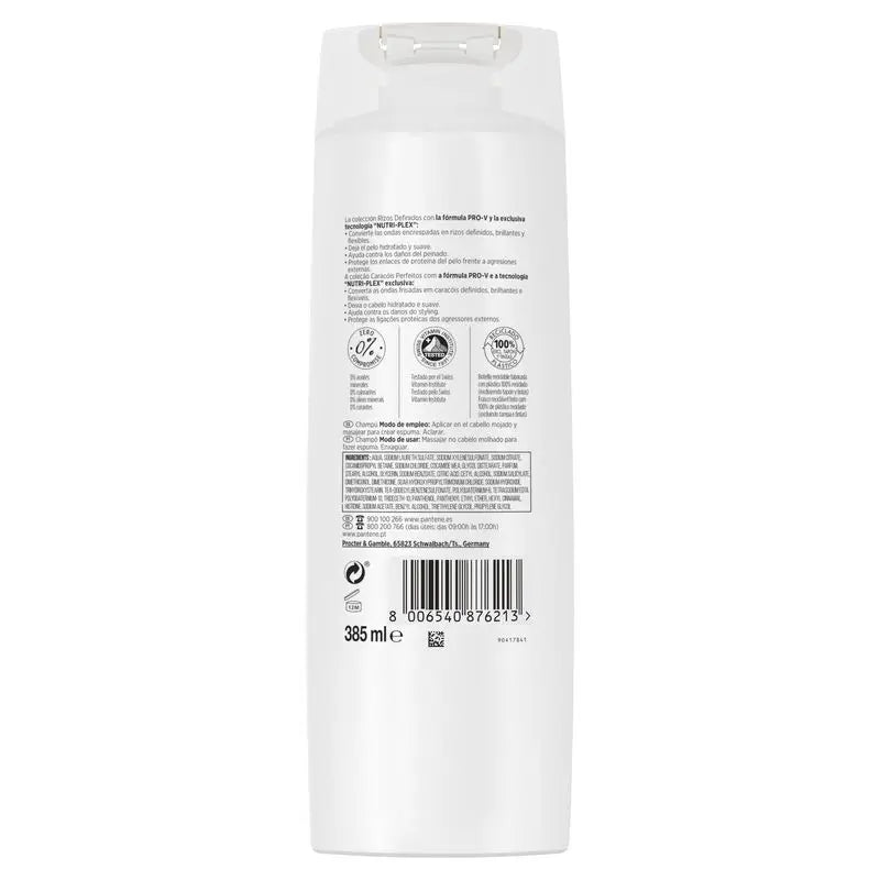Pantene Nutri Plex šampón na kučeravé vlasy  385 ml
