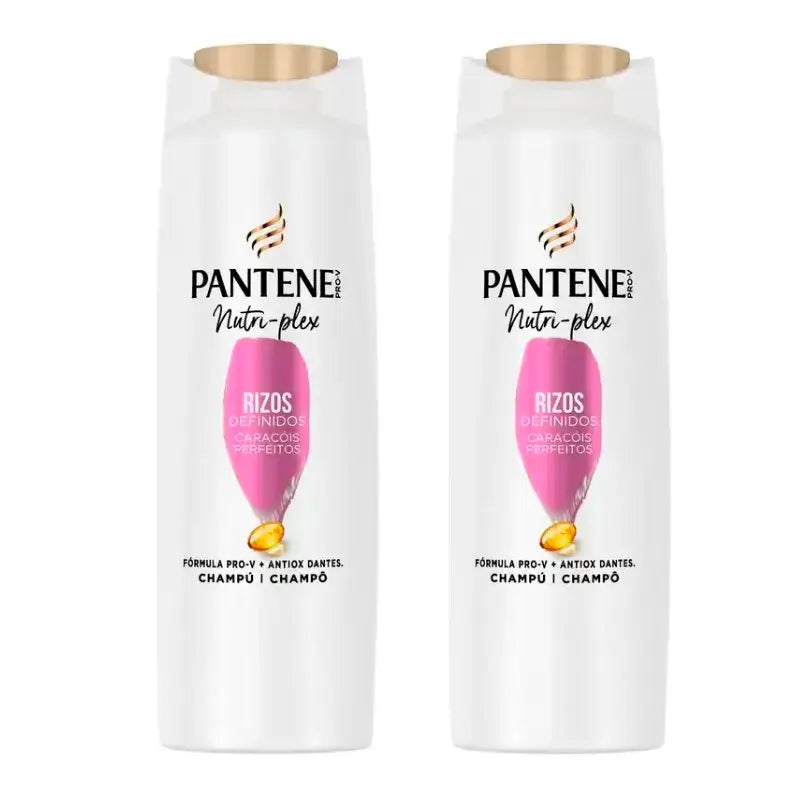 Pantene Nutri Plex šampón na kučeravé vlasy, balenie 2 x 385 ml