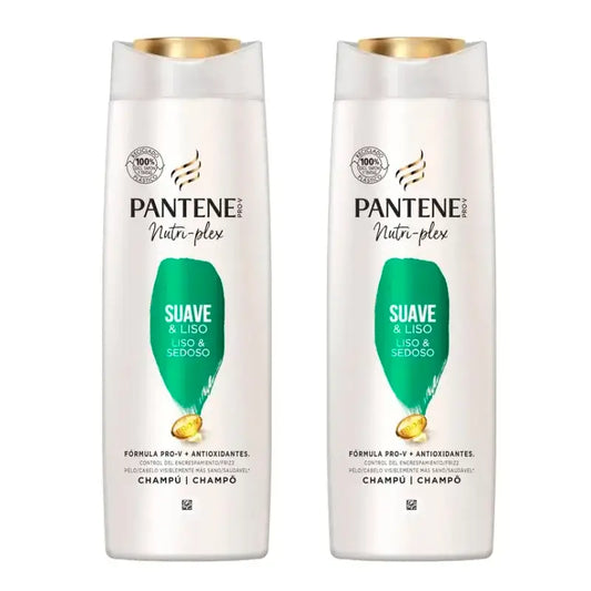 Pantene Nutri Plex šampón pre jemné a hladké vlasy, balenie 2 x 385 ml