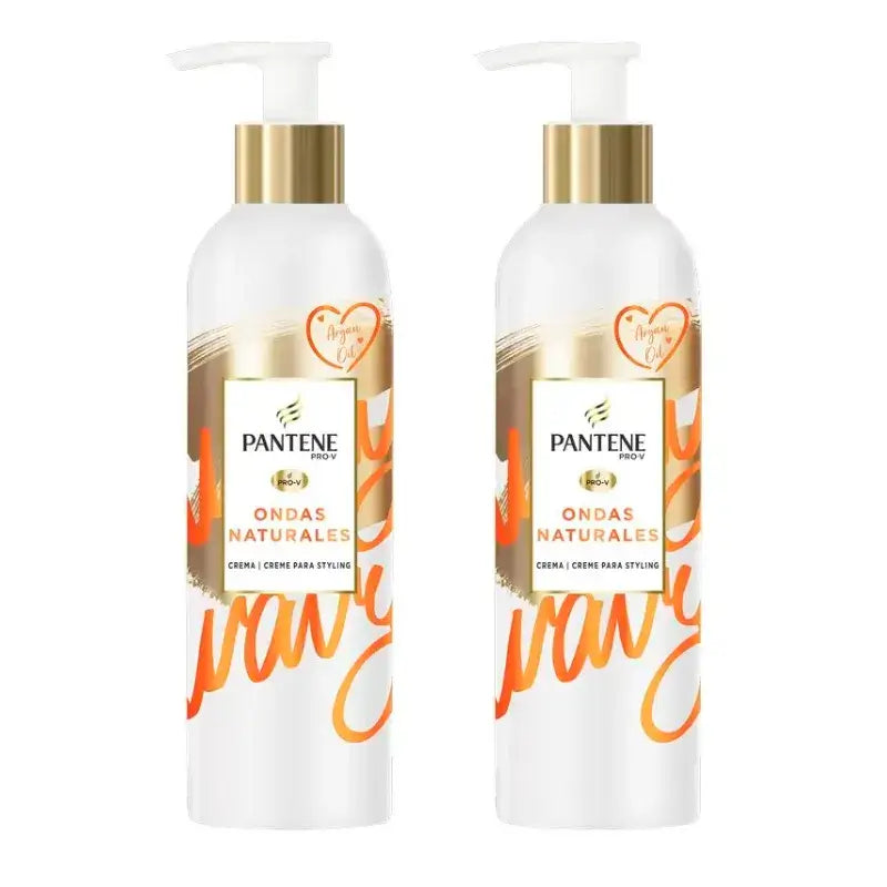 Pantene Pro-V Výživný krém pre prirodzené vlny, balenie 2 x 235 ml