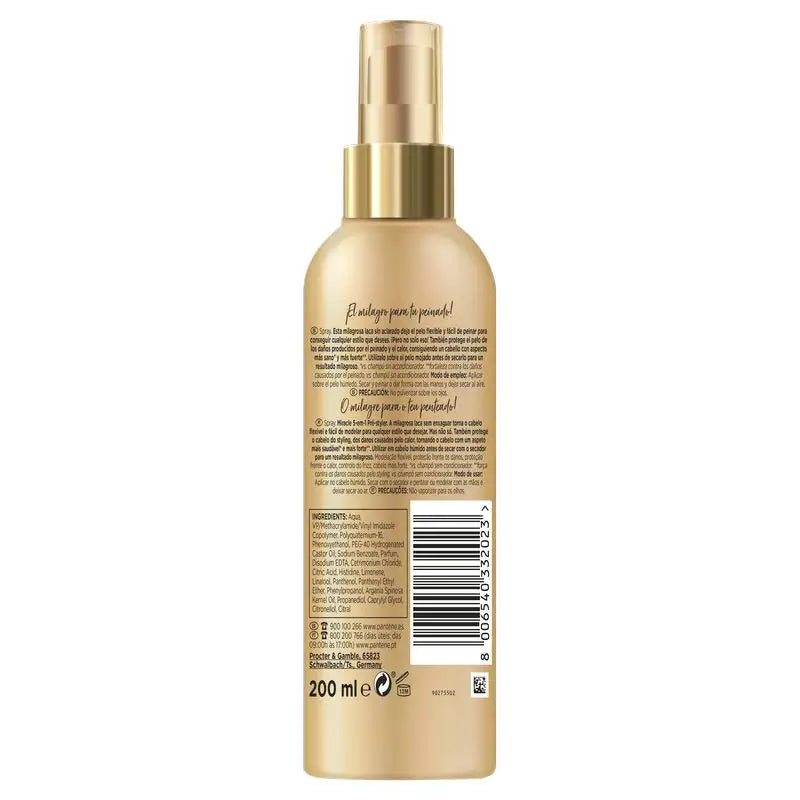 Pantene Pro-V Miracle 5 v 1 sprej na prípravu vlasov pred česaním 200 ml