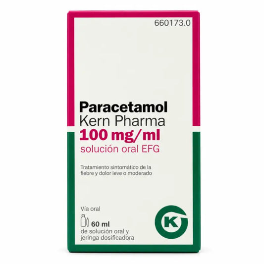 Paracetamol Kern Pharma EFG perorálny roztok 60 ml