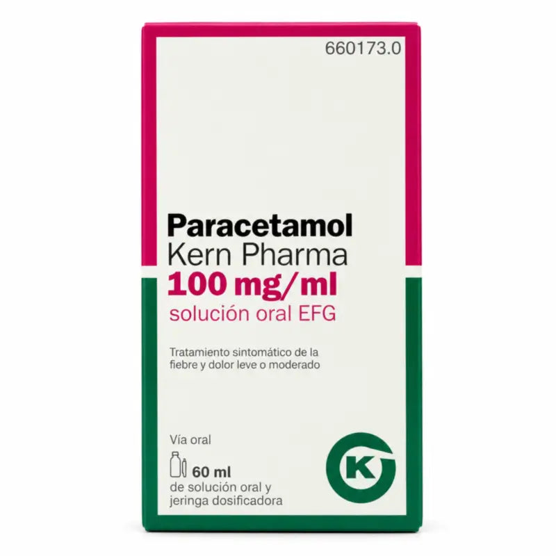 Paracetamol Kern Pharma EFG perorálny roztok 60 ml