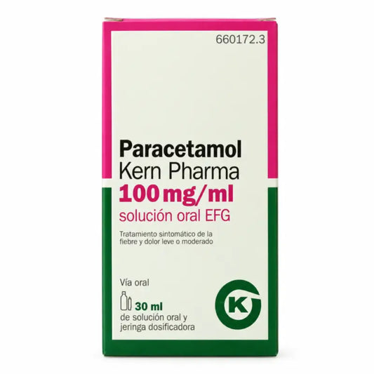 Paracetamol Kern Pharma Efg perorálny roztok 30 ml