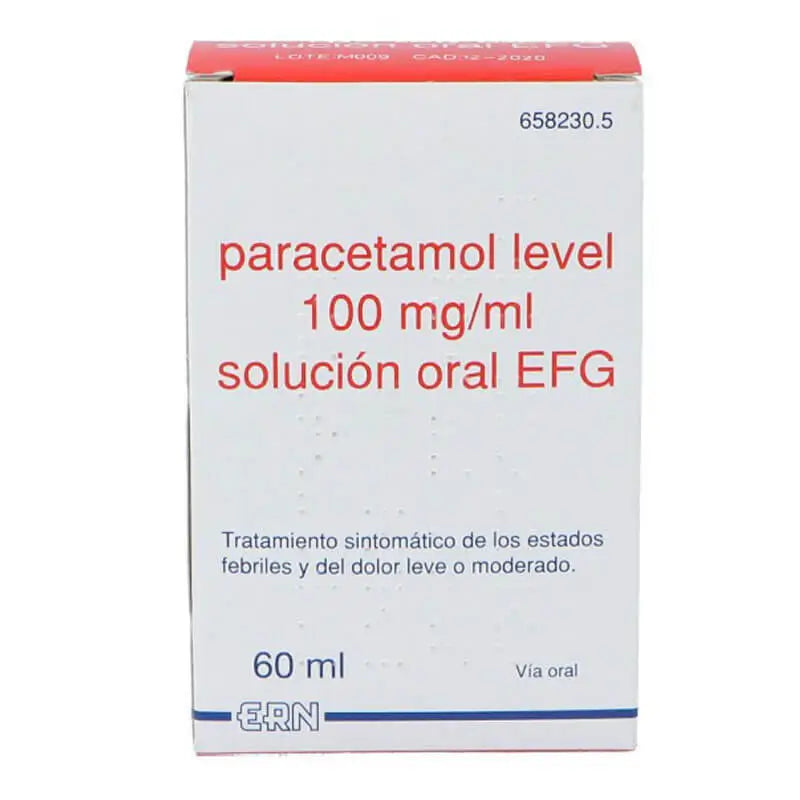 Paracetamol Level 100 mg/ml perorálny roztok EFG 60 ml