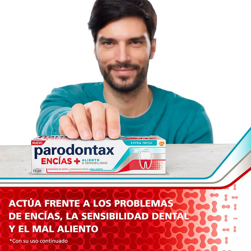 Parodontax zubná pasta na citlivé ďasná Extra Fresh, 75 ml