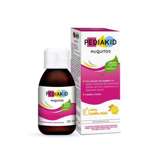 Pediakid Sirup na prechladnutie nosa a hrdla s príchuťou citróna a medu 125 ml