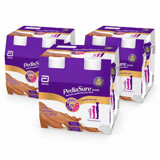 Pediasure Drink čokoládová príchuť pre deti, 4 fľaše po 220 ml, balenie po 3 kusoch